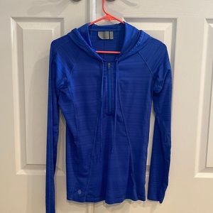 Athleta hooded, half zip athletic jacket. Like new.